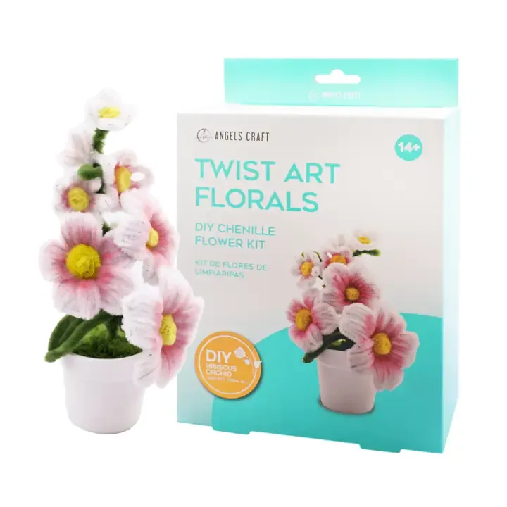 Hibiscus Chenille Stem Flower Kit