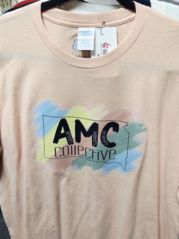 AMC logo peach tee