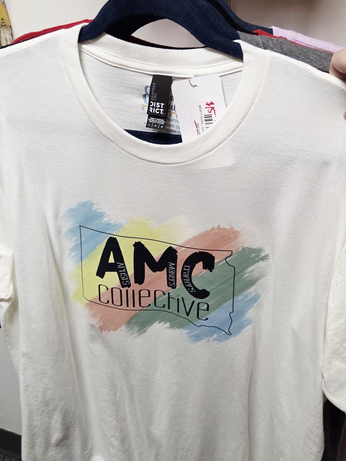 AMC logo ivory tee