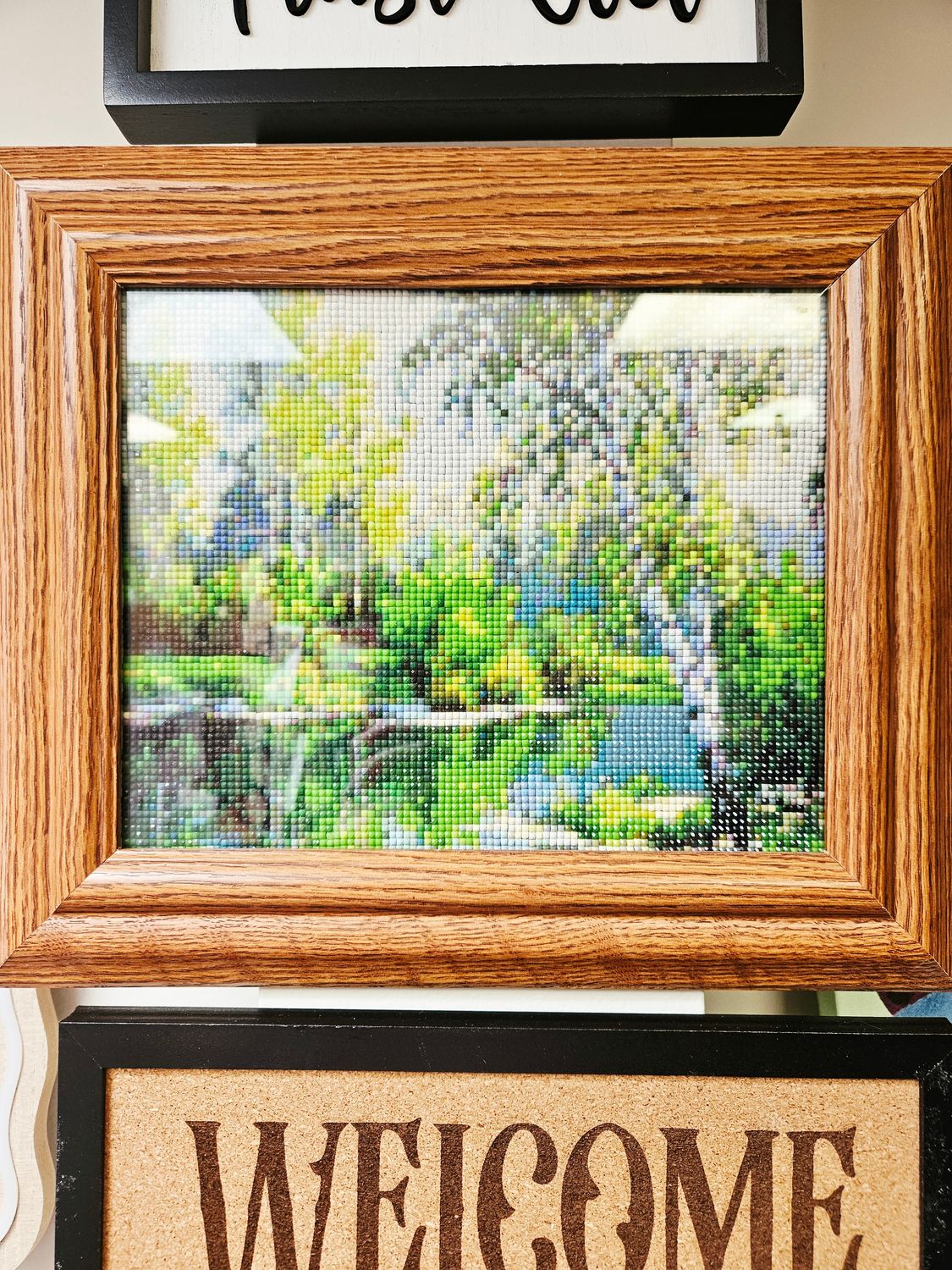 Framed Diamond Art Scenery