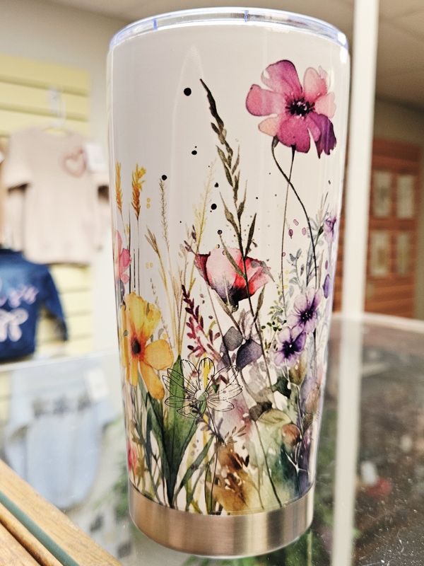 Colorful Wildflower Tumbler