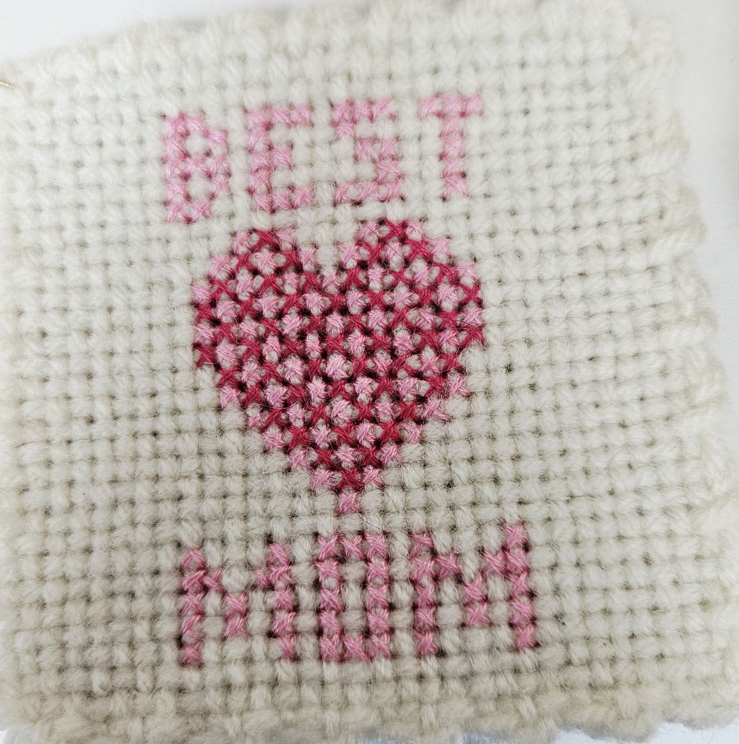 Best Mom Coaster with Heart
