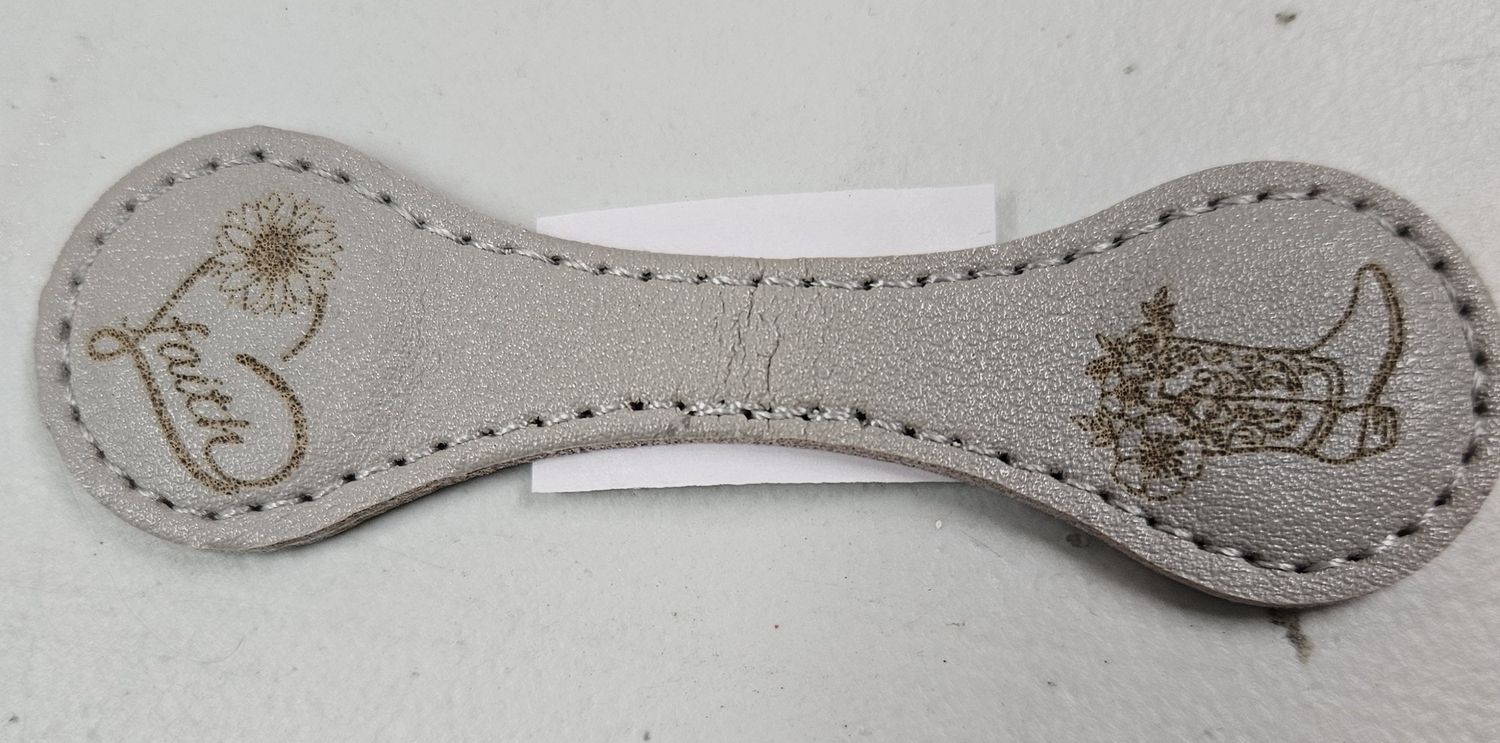 Magnetic bookmark - grey faith/boot