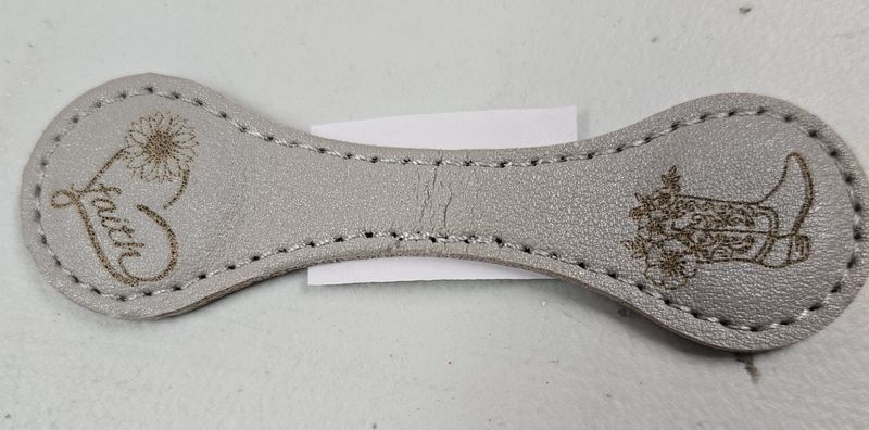 Magnetic bookmark - grey faith/boot