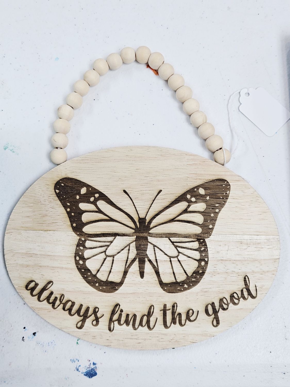 Always find the good hanging wall sign