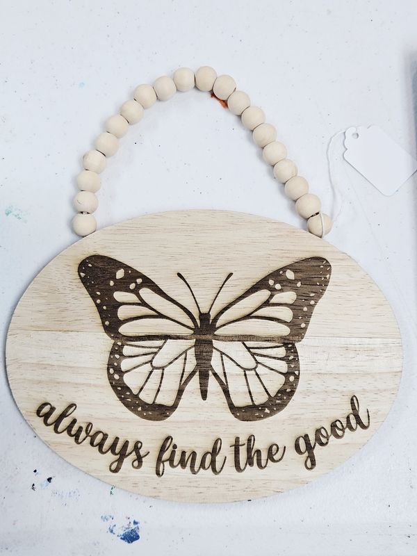 Always find the good hanging wall sign