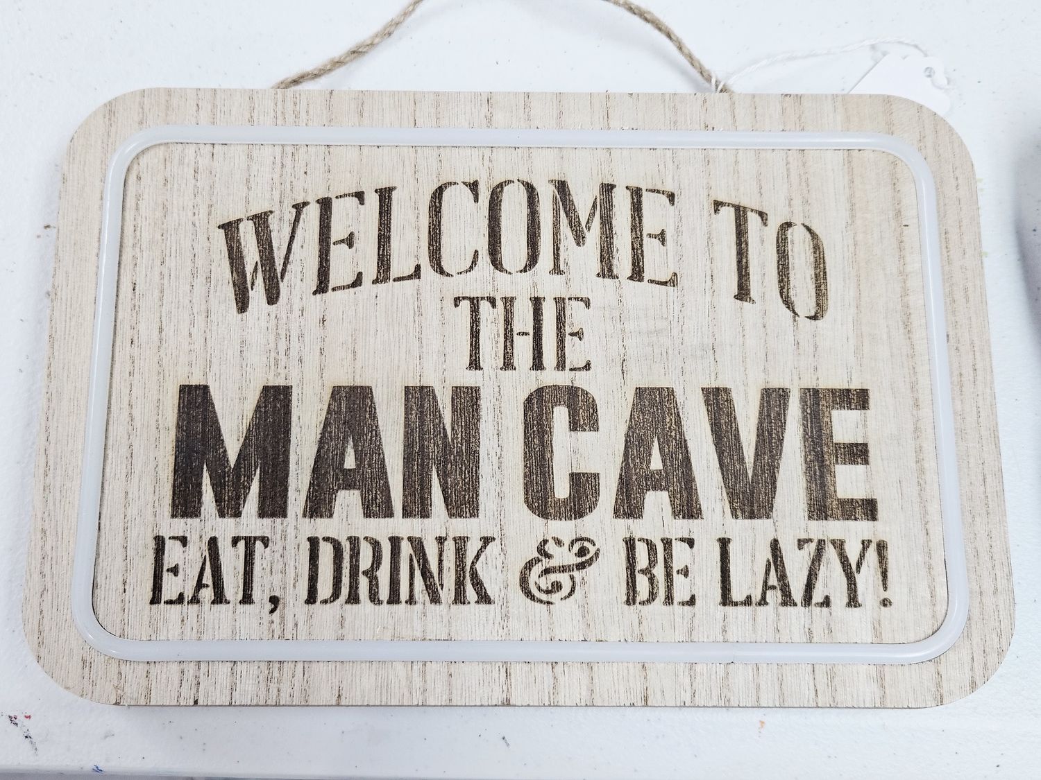 Mancave Lighted Sign