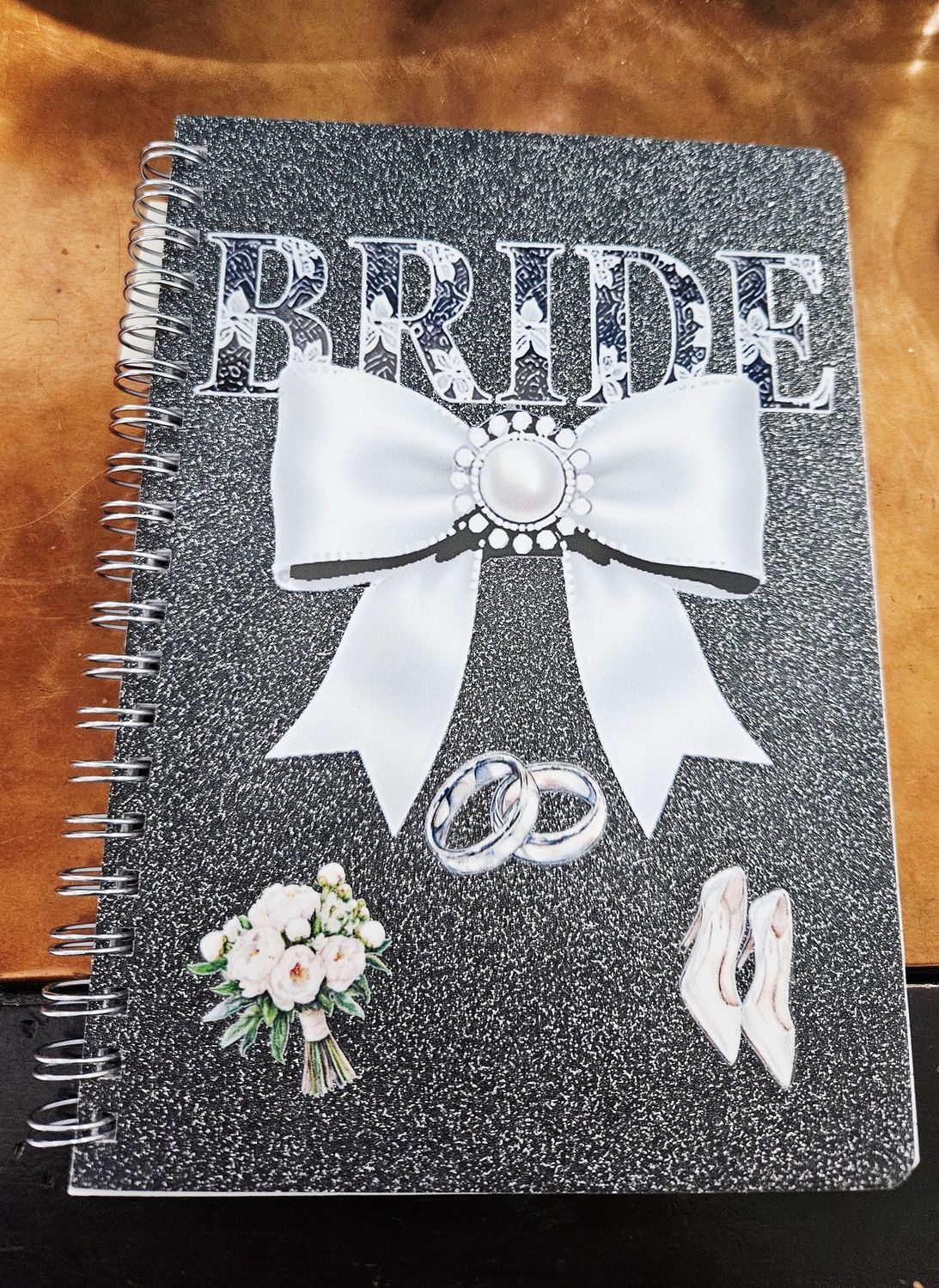 Wedding Bride Black Notebook