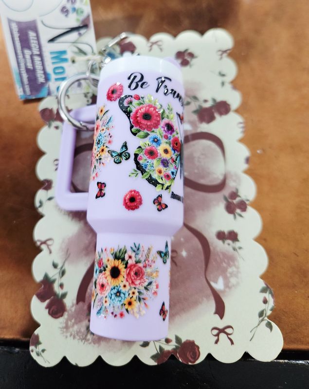 Tumbler Keychain Purple