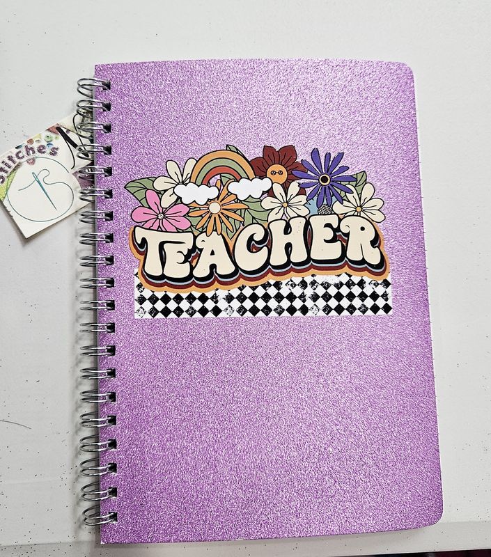 Teacher Purple w/Flowers 