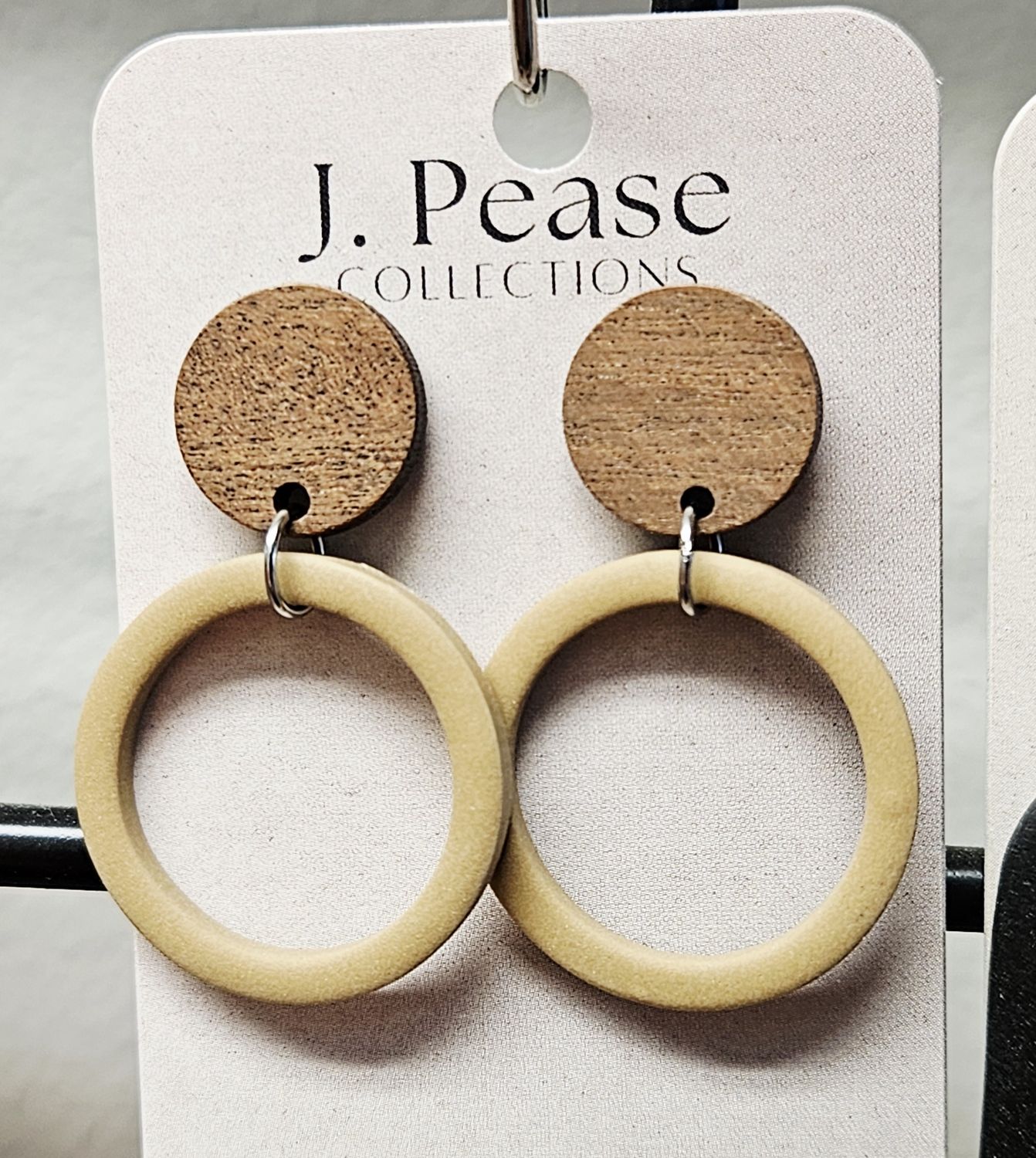 Double Circle Dangling Earrings