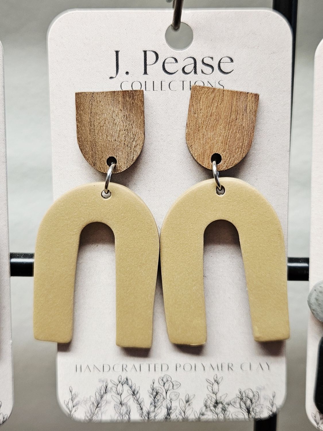 Brown Rainbow Dangling Earrings