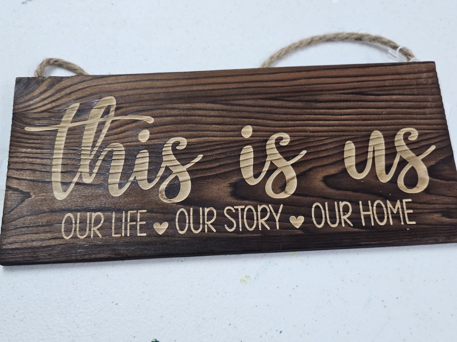 This Is Us Dk Brown Wall Sign
