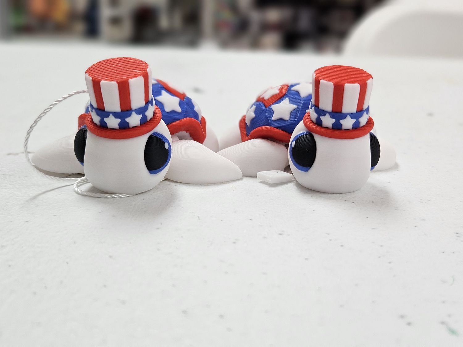 Patriotic Turtle RWB