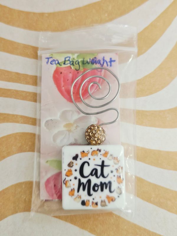 Tea Bag Weight Cat Mom
