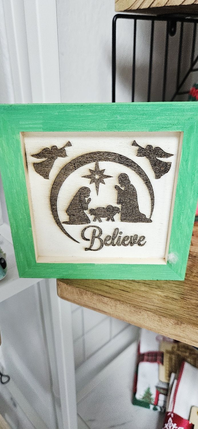 Small Green Box Believe