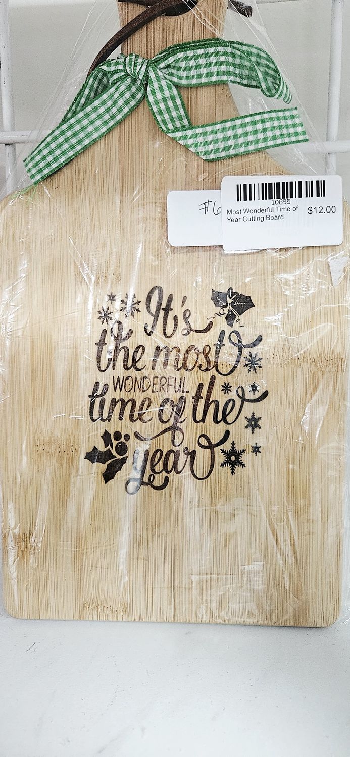 Most Wonderful Time of Year Cutting Board