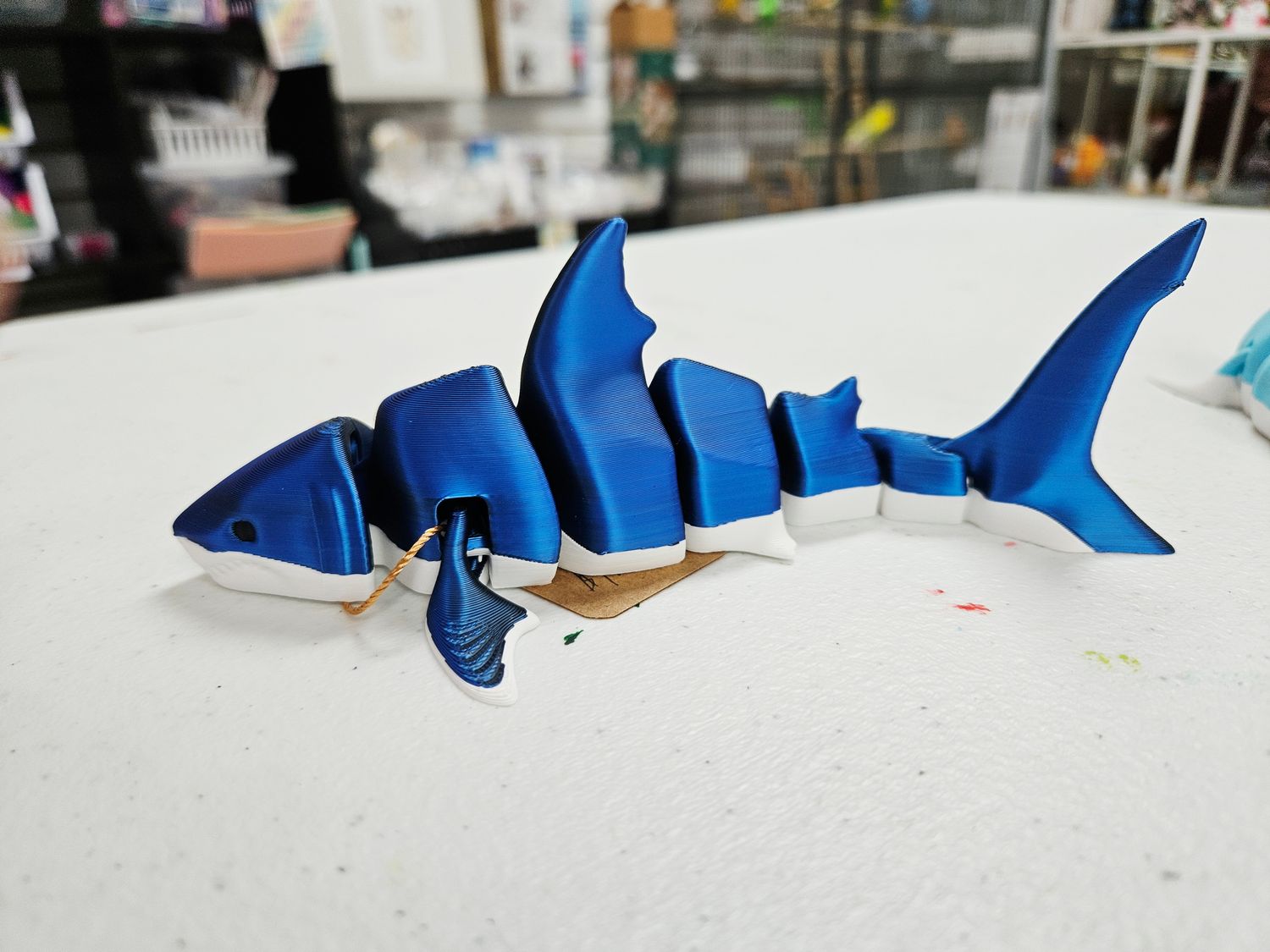 Dark Blue 3D Shark