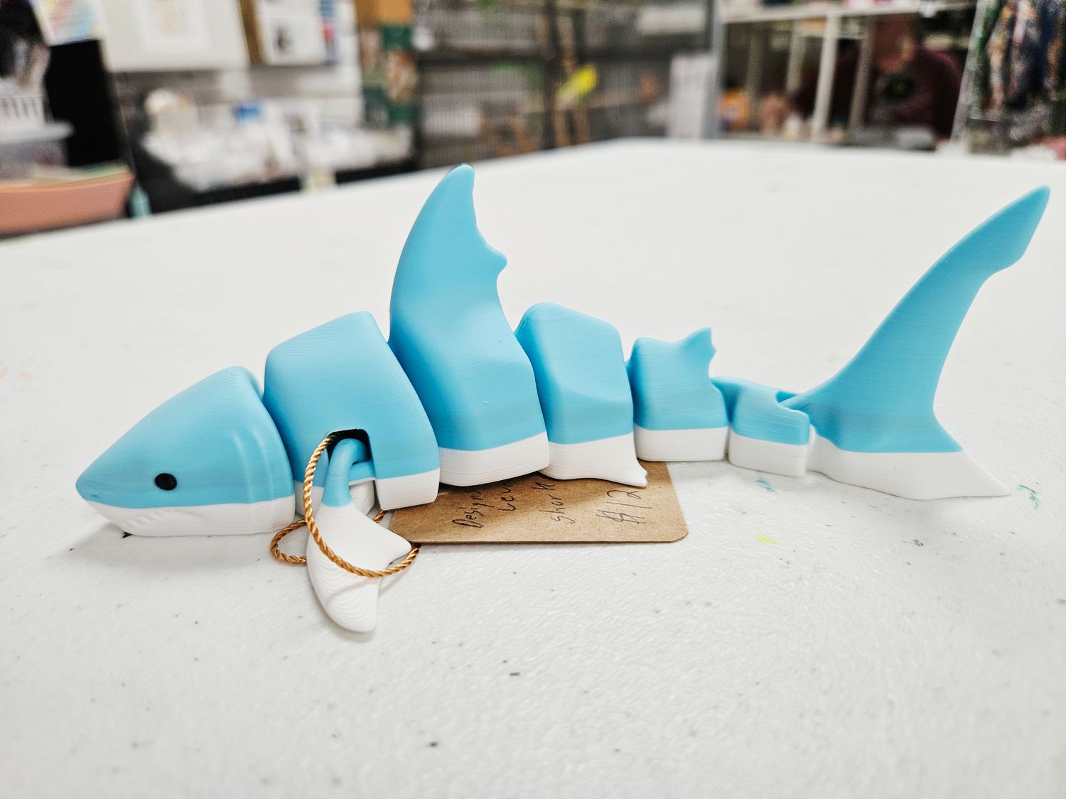 Light Blue 3D Shark