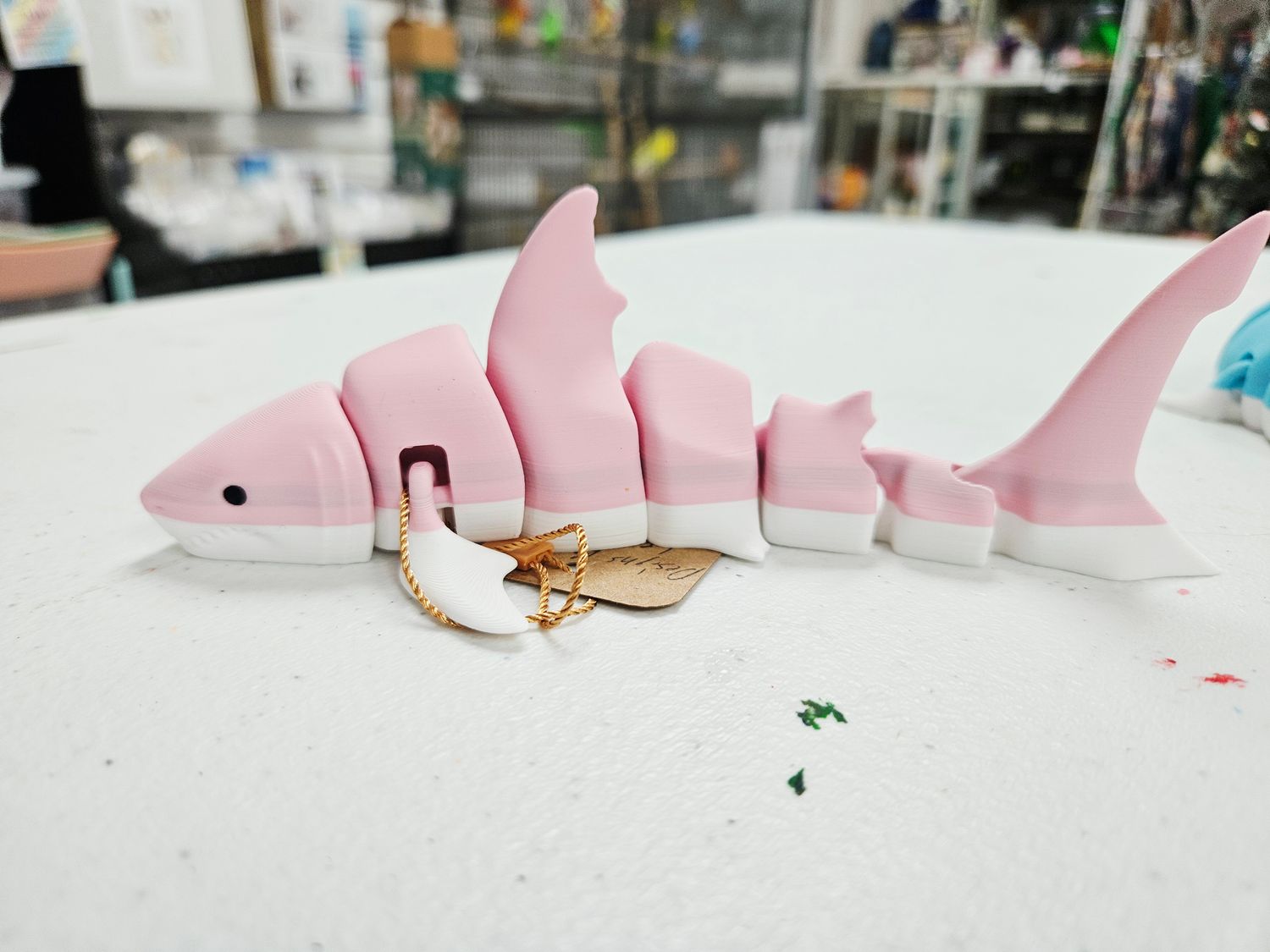 Pink 3D Shark