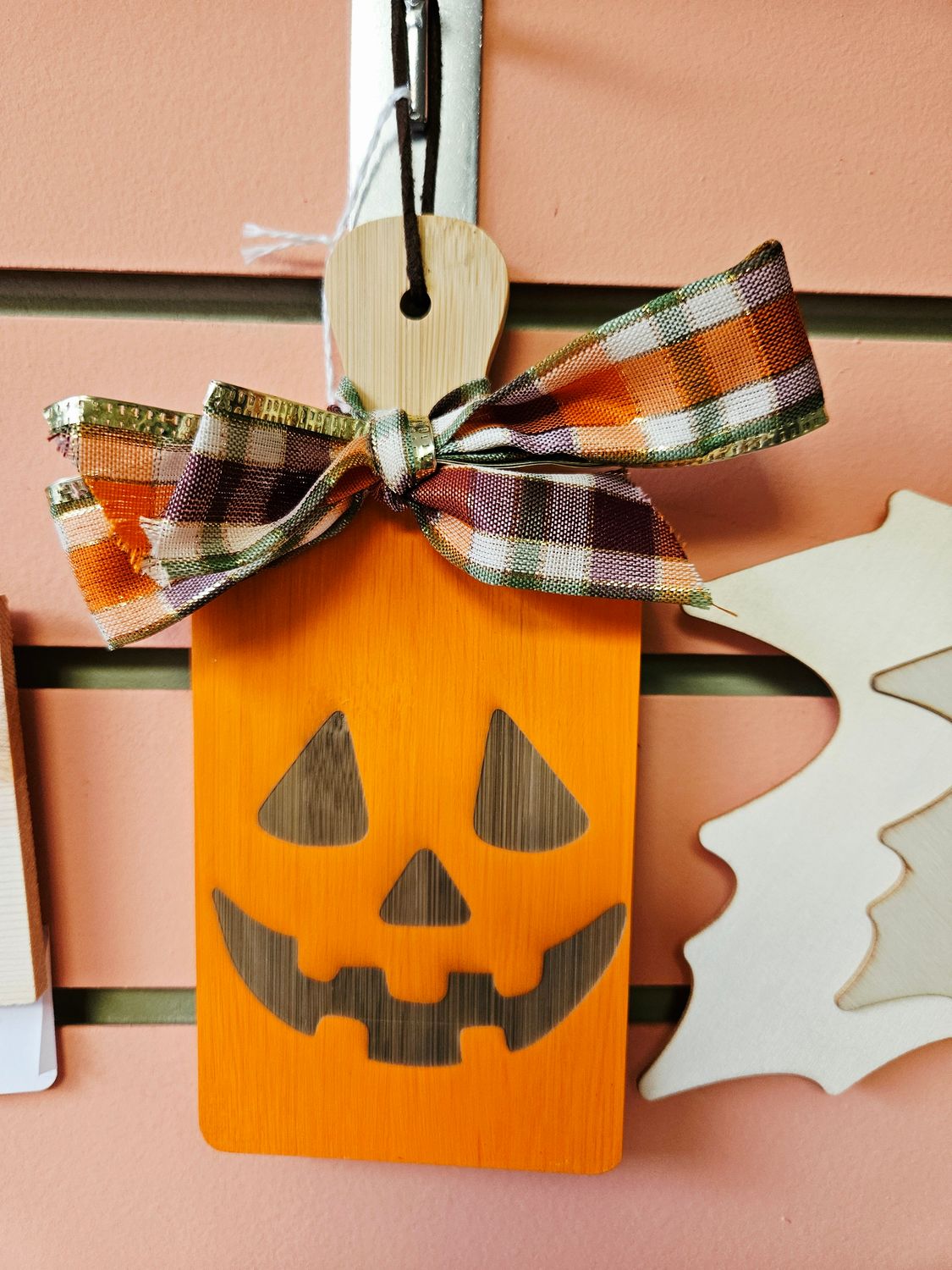 Orange Pumpkin Mini Cutting Board
