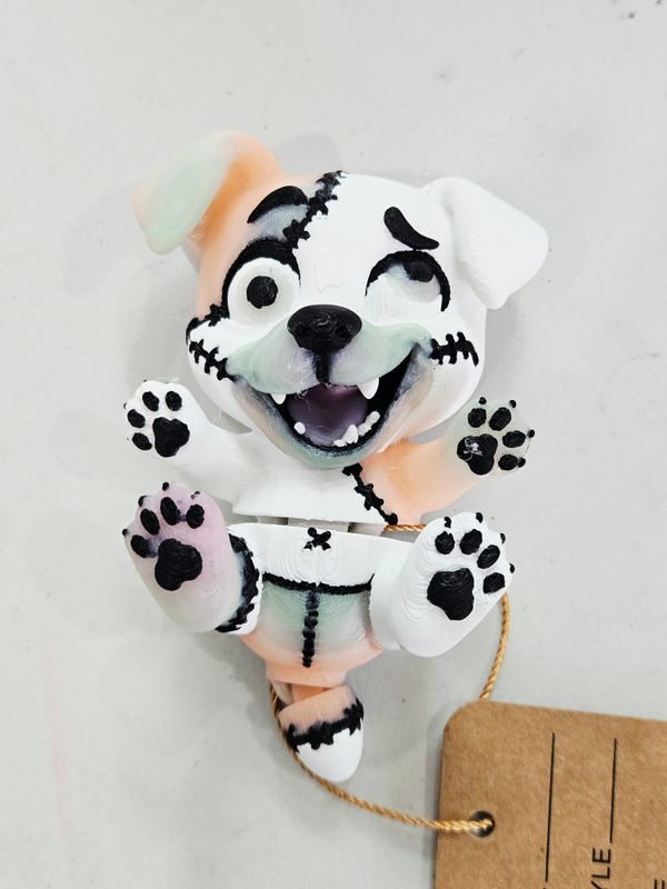 Zombie Dog Glow in the Dark Magnet