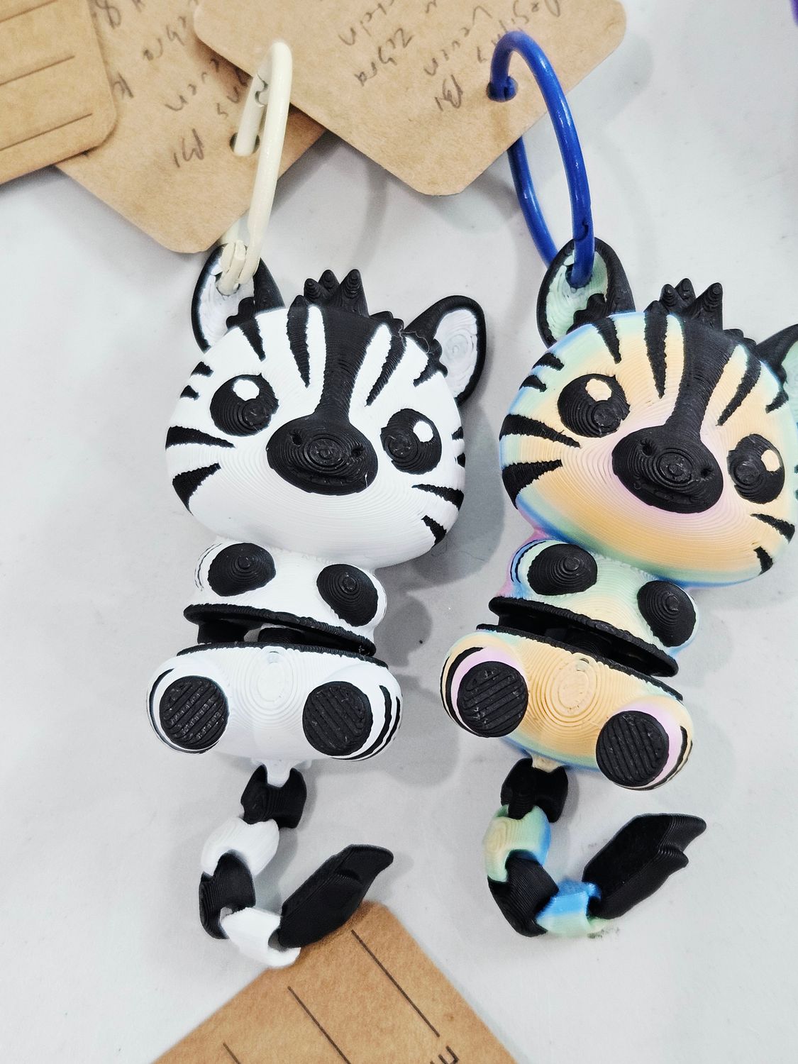 Zebra Keychain