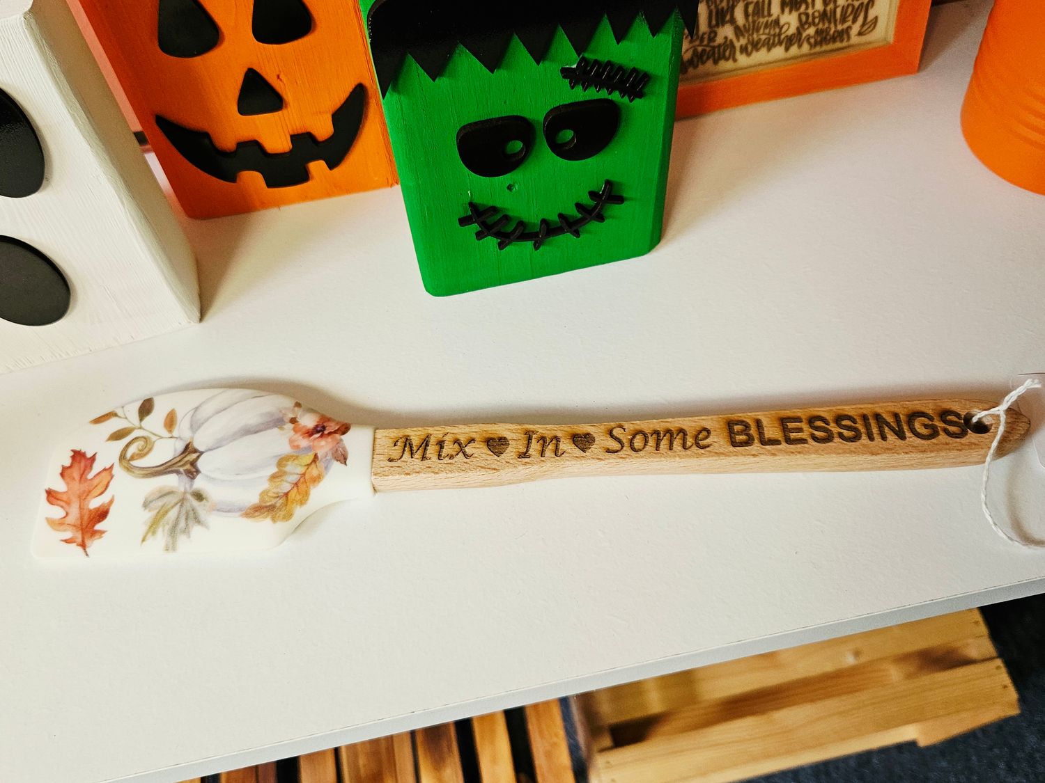 Fall Mixing Spatula Mix In Some Blessings