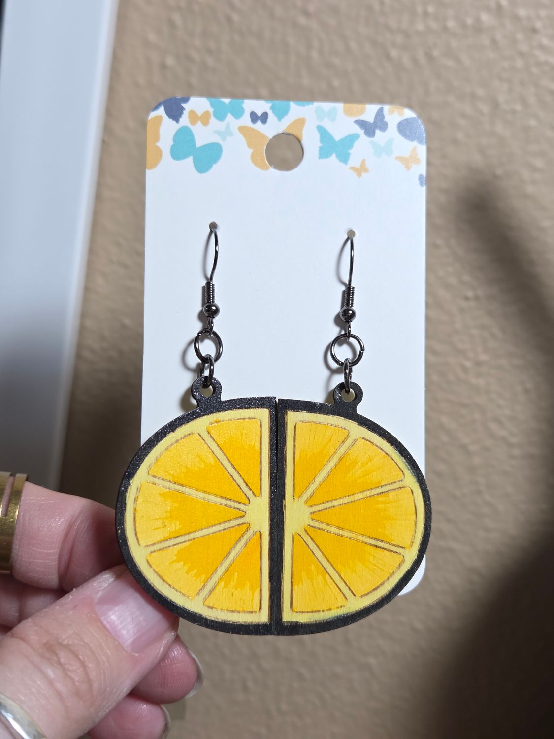 Lemon Slice Earrings