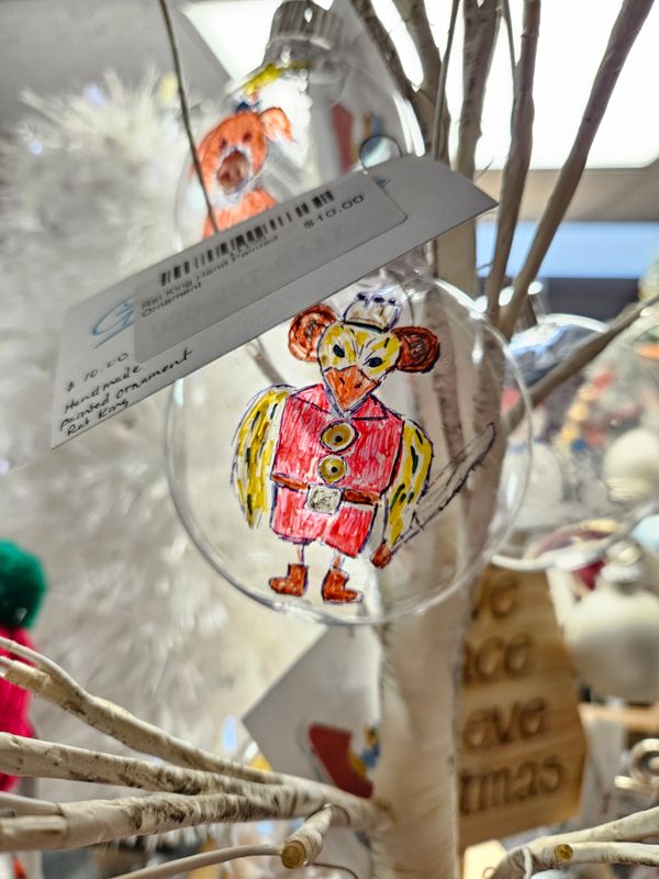 Rat King Hand Painted Ornament