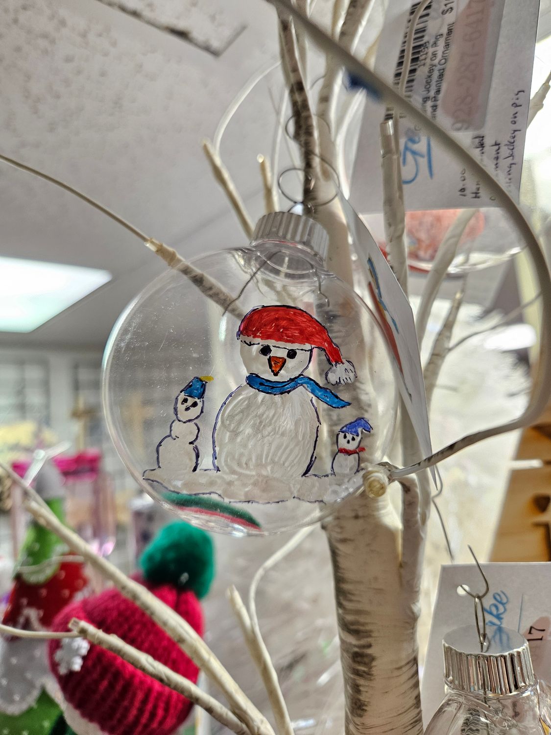 Snowmen Hand Painted Ornament