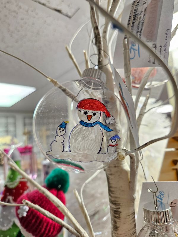 Snowmen Hand Painted Ornament