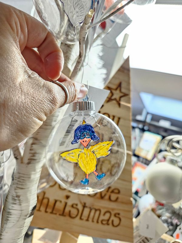 Gosling Flight School Hand Painted Ornament