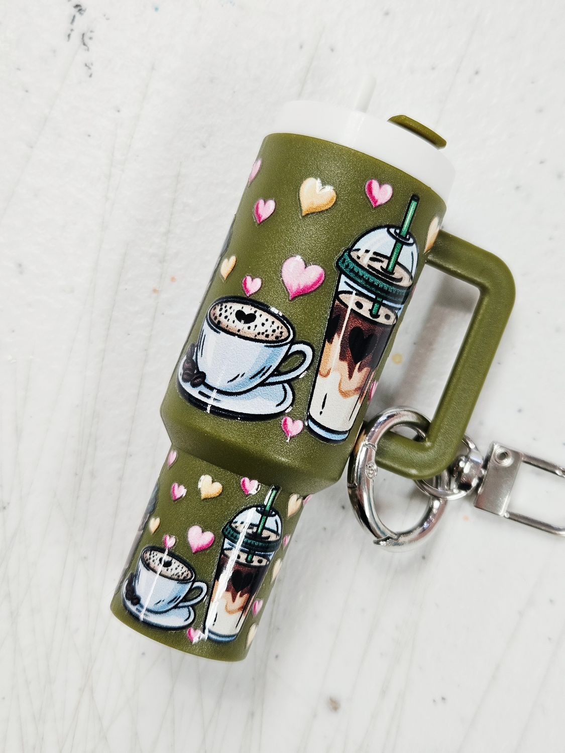 Coffee Tumbler Keychain