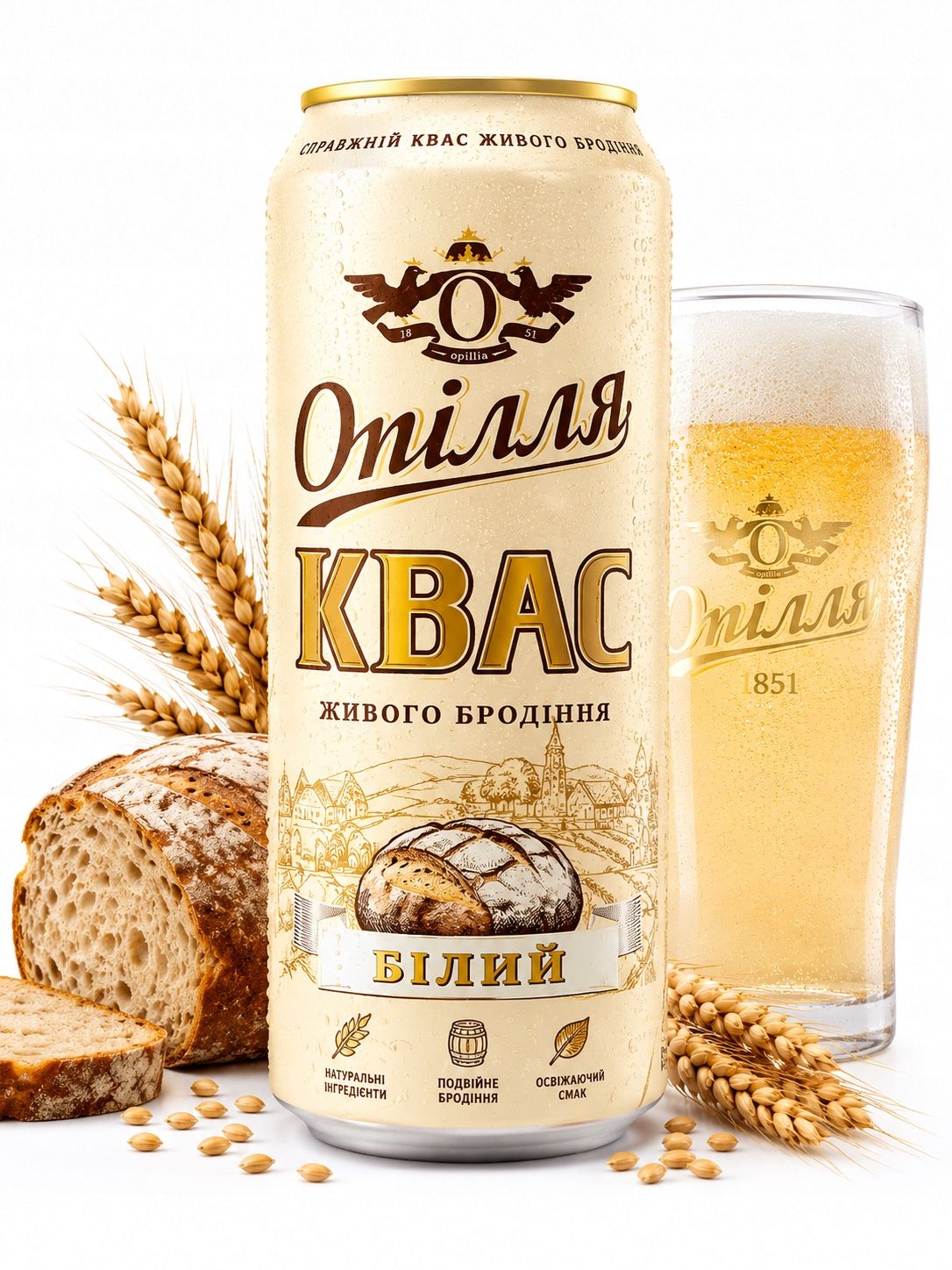 Kwas chlebowy "Opillia biały" 0,5l