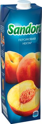 Nektar brzoskwiniowy z miąższem Sandora 950 ml