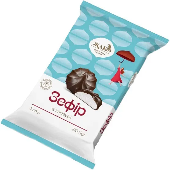 Zefir “W glazurze cukierniczej” pianki marshmallow 210 g
