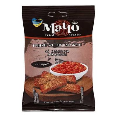 Grżanki żytnio-pszenne o smaku adżyki 65 g