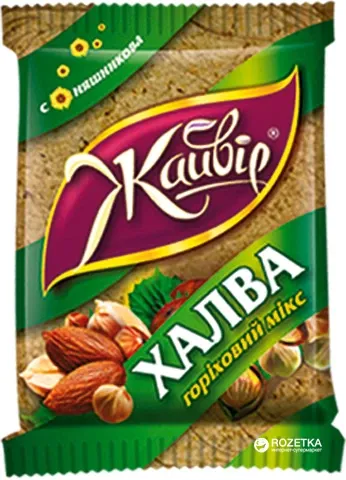 Chałwa słonecznikowa "Mieszanka orzechowa", baton 160 g