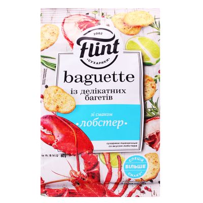 Sucharki pszenne  Flint o smaku homara 60 g