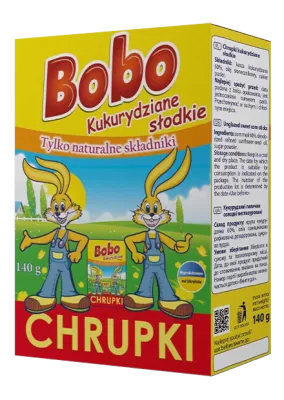 Chrupki kukurydziane słodkie ВОВО 140 g