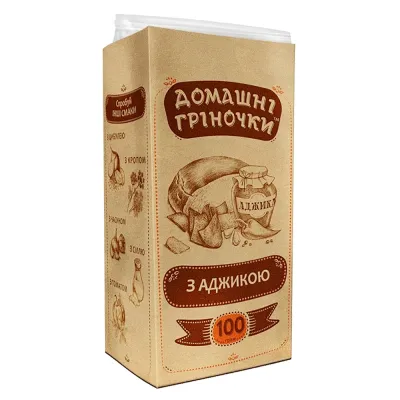 Grzanki żytnio-pszenne «Grzanki domowe» z adżyką 100g