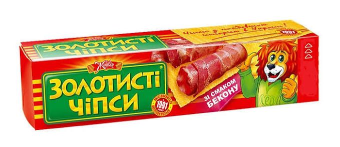 Chipsy ziemniaczane "Złociste" o smaku bekonu 100 g