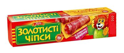 Chipsy ziemniaczane "Złociste" o smaku bekonu 100 g