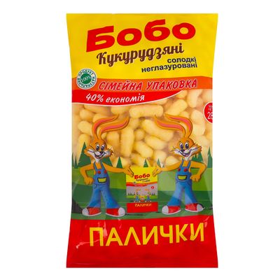 Chrupki kukurydziane słodkie Bobo 280 g