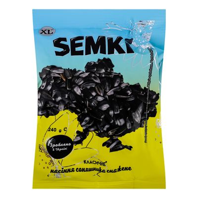 Nasiona słonecznika Semki smażone 240 g