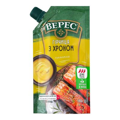 Mustarda VERES 130g z chrzanem