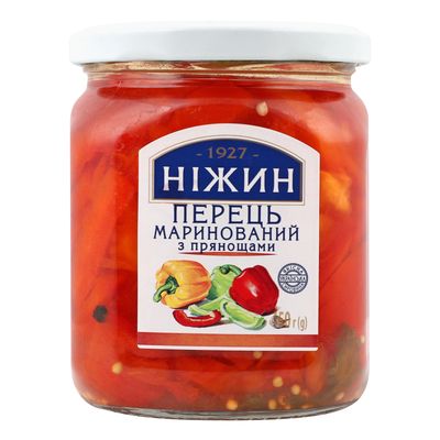 Papryka słodka marynowana z przyprawami Niżyn 450 g