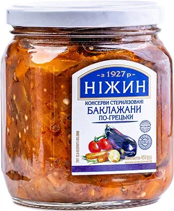 Bakłażany “Po Grecku” Niżyn 450 g