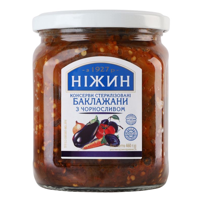 Bakłażany z suszoną śliwką Niżyn 450 g